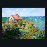 Claude Monet: Fiskermans Cottage i Varengeville Poster<br><div class="desc">Ett vackert klassiskt landskap poster med en fiskarstuga i Varengeville,  målad av Franskens imponerande målare Claude Monet.</div>