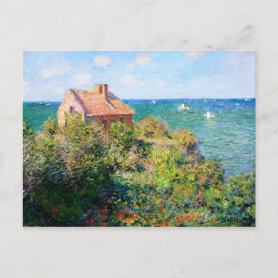 Claude Monet: Fiskermans Cottage i Varengeville Vykort