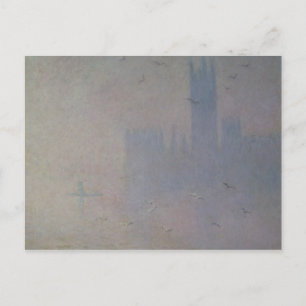 Claude Monet Fiskmås över parlamentets hus Vykort