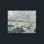 Claude Monet - Fisknät i Pourville Canvastryck<br><div class="desc">Fisknät i Pourville av Claude Monet, 1882. Claude Monet var en av grundarna av Franskens intsionistiska målning och den mest konsekventa och skickliga utövaren av rörelsens filosofi att uttrycka sina uppfattningar före naturen, särskilt när det gäller landskapsmålning i luft. Uttrycket "Impressionism" härrör från titeln på hans målning Impression, soleil levant...</div>