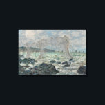 Claude Monet - Fisknät i Pourville Canvastryck<br><div class="desc">Fisknät i Pourville av Claude Monet, 1882. Claude Monet var en av grundarna av Franskens intsionistiska målning och den mest konsekventa och skickliga utövaren av rörelsens filosofi att uttrycka sina uppfattningar före naturen, särskilt när det gäller landskapsmålning i luft. Uttrycket "Impressionism" härrör från titeln på hans målning Impression, soleil levant...</div>