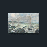 Claude Monet - Fisknät i Pourville Canvastryck<br><div class="desc">Fisknät i Pourville av Claude Monet, 1882. Claude Monet var en av grundarna av Franskens intsionistiska målning och den mest konsekventa och skickliga utövaren av rörelsens filosofi att uttrycka sina uppfattningar före naturen, särskilt när det gäller landskapsmålning i luft. Uttrycket "Impressionism" härrör från titeln på hans målning Impression, soleil levant...</div>