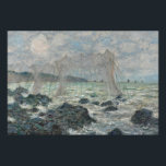 Claude Monet - Fisknät i Pourville Fototryck<br><div class="desc">Fisknät i Pourville av Claude Monet, 1882. Claude Monet var en av grundarna av Franskens intsionistiska målning och den mest konsekventa och skickliga utövaren av rörelsens filosofi att uttrycka sina uppfattningar före naturen, särskilt när det gäller landskapsmålning i luft. Uttrycket "Impressionism" härrör från titeln på hans målning Impression, soleil levant...</div>