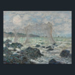 Claude Monet - Fisknät i Pourville Fototryck<br><div class="desc">Fisknät i Pourville av Claude Monet, 1882. Claude Monet var en av grundarna av Franskens intsionistiska målning och den mest konsekventa och skickliga utövaren av rörelsens filosofi att uttrycka sina uppfattningar före naturen, särskilt när det gäller landskapsmålning i luft. Uttrycket "Impressionism" härrör från titeln på hans målning Impression, soleil levant...</div>