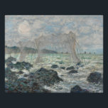 Claude Monet - Fisknät i Pourville Fototryck<br><div class="desc">Fisknät i Pourville av Claude Monet, 1882. Claude Monet var en av grundarna av Franskens intsionistiska målning och den mest konsekventa och skickliga utövaren av rörelsens filosofi att uttrycka sina uppfattningar före naturen, särskilt när det gäller landskapsmålning i luft. Uttrycket "Impressionism" härrör från titeln på hans målning Impression, soleil levant...</div>