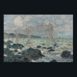 Claude Monet - Fisknät i Pourville Poster<br><div class="desc">Fisknät i Pourville av Claude Monet, 1882. Claude Monet var en av grundarna av Franskens intsionistiska målning och den mest konsekventa och skickliga utövaren av rörelsens filosofi att uttrycka sina uppfattningar före naturen, särskilt när det gäller landskapsmålning i luft. Uttrycket "Impressionism" härrör från titeln på hans målning Impression, soleil levant...</div>