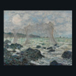 Claude Monet - Fisknät i Pourville Poster<br><div class="desc">Fisknät i Pourville av Claude Monet, 1882. Claude Monet var en av grundarna av Franskens intsionistiska målning och den mest konsekventa och skickliga utövaren av rörelsens filosofi att uttrycka sina uppfattningar före naturen, särskilt när det gäller landskapsmålning i luft. Uttrycket "Impressionism" härrör från titeln på hans målning Impression, soleil levant...</div>