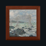 Claude Monet - Fisknät i Pourville Smyckeskrin<br><div class="desc">Fisknät i Pourville av Claude Monet, 1882. Claude Monet var en av grundarna av Franskens intsionistiska målning och den mest konsekventa och skickliga utövaren av rörelsens filosofi att uttrycka sina uppfattningar före naturen, särskilt när det gäller landskapsmålning i luft. Uttrycket "Impressionism" härrör från titeln på hans målning Impression, soleil levant...</div>