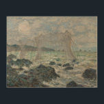 Claude Monet - Fisknät i Pourville Trätavla<br><div class="desc">Fisknät i Pourville av Claude Monet, 1882. Claude Monet var en av grundarna av Franskens intsionistiska målning och den mest konsekventa och skickliga utövaren av rörelsens filosofi att uttrycka sina uppfattningar före naturen, särskilt när det gäller landskapsmålning i luft. Uttrycket "Impressionism" härrör från titeln på hans målning Impression, soleil levant...</div>