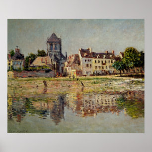 Claude Monet Floden Vernon 1883 Poster