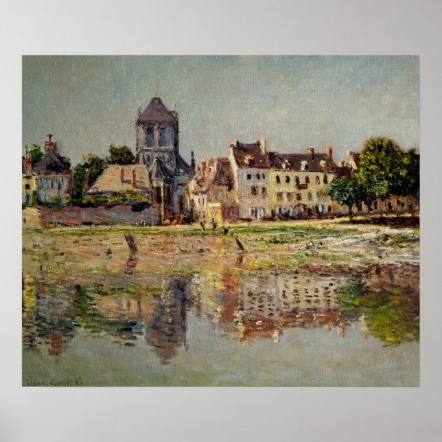 Claude Monet | Floden Vernon 1883 Poster (Framsidan)