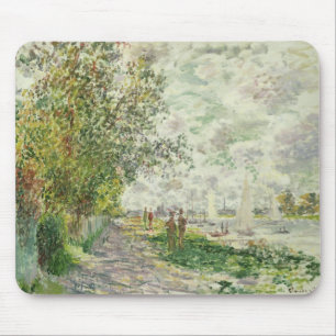 Claude Monet flodstranden på Gennevilliers Musmatta
