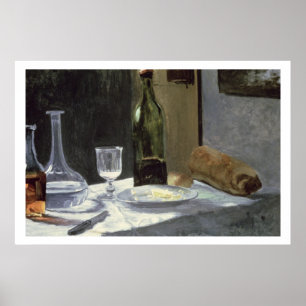 Claude Monet Fortsatt liv i Flaskor Poster