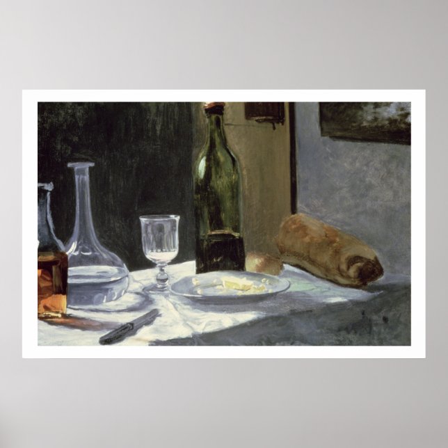 Claude Monet | Fortsatt liv i Flaskor Poster (Framsidan)