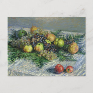 Claude Monet Fortsatt livslängd med päron och dr Vykort