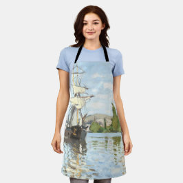 Claude Monet. Fraktaser Riding on Seine at Rouen