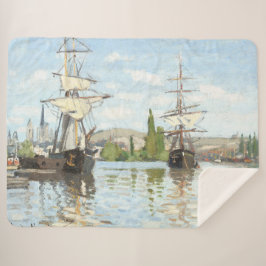 Claude Monet. Fraktaser Riding on Seine at Rouen