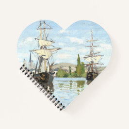 Claude Monet. Fraktaser Riding on Seine at Rouen