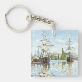 Claude Monet. Fraktaser Riding on Seine at Rouen