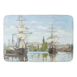 Claude Monet. Fraktaser Riding on Seine at Rouen Badrumsmatta