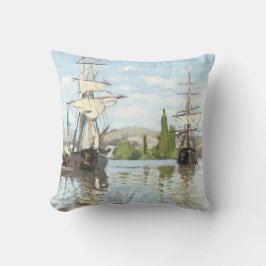 Claude Monet. Fraktaser Riding on Seine at Rouen Kudde