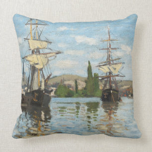 Claude Monet frakter som rider på Seinen på Kudde