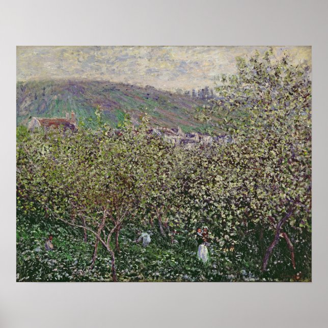 Claude Monet | Fruktplockare, 1879 Poster (Framsidan)