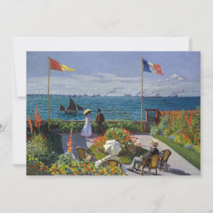 Claude Monet - Garden at at Sainte-Adresse Inbjudningar