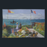 Claude Monet - Garden at at Sainte-Adresse Kökshandduk<br><div class="desc">Garden at at Sainte-Address/Terrace at Sainte-Adresse - Claude Monet,  Oil on Canvas,  1867</div>