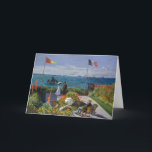 Claude Monet - Garden at at Sainte-Adresse Kort<br><div class="desc">Garden at at Sainte-Address/Terrace at Sainte-Adresse - Claude Monet,  Oil on Canvas,  1867</div>
