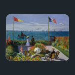 Claude Monet - Garden at at Sainte-Adresse Magnet<br><div class="desc">Garden at at Sainte-Address/Terrace at Sainte-Adresse - Claude Monet,  Oil on Canvas,  1867</div>