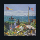 Claude Monet - Garden at at Sainte-Adresse Magnet<br><div class="desc">Garden at at Sainte-Address/Terrace at Sainte-Adresse - Claude Monet,  Oil on Canvas,  1867</div>