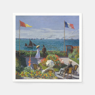 Claude Monet - Garden at at Sainte-Adresse Pappersservett