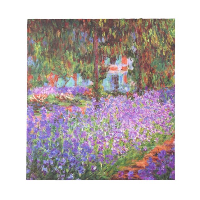 Claude Monet Garden at Giverny Anteckningsblock (Framsida)