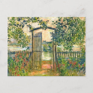 Claude Monet: Garden Grind i Vetheuil Vykort