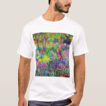 Claude Monet Garden in Giverny T Shirt<br><div class="desc">Garden i Giverny,  målad av Claude Monet 1900.</div>