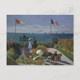 Claude Monet - Garden vid Sainte Adresse Art Vykort