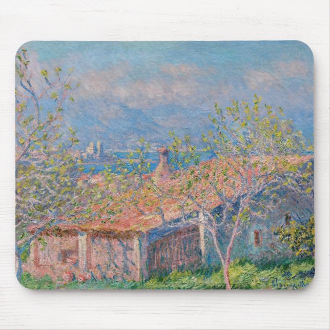 Claude Monet - Gardeners hus i Antibes Musmatta (Framsidan)