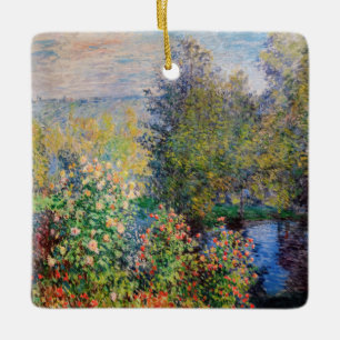 Claude Monet - Gardens hörn i Montgeron Julgransprydnad Keramik