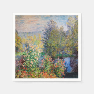 Claude Monet - Gardens hörn i Montgeron Pappersservett