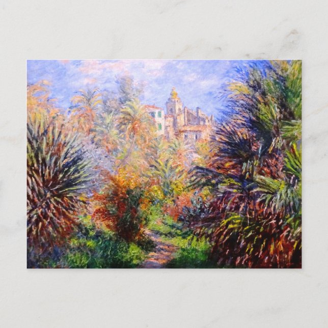 Claude Monet: Gardens Villa Moreno Bordighe Vykort (Framsida)