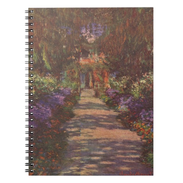 Claude Monet - Gartenweg - 1902 Anteckningsbok (Framsidan)