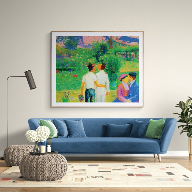 Claude Monet Gay Älskare AI Generated Poster (Skapare uppladdad)