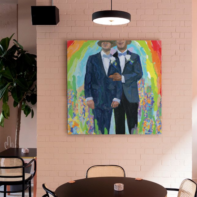 Claude Monet Gay Bröllop AI Generated Poster (Skapare uppladdad)