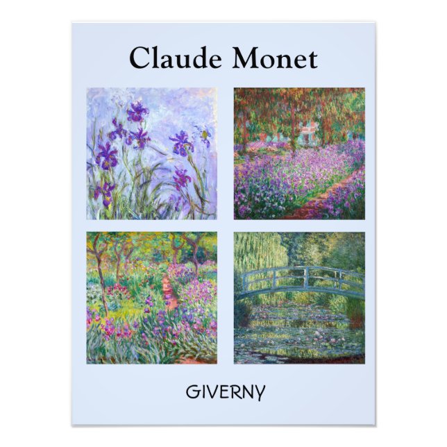 Claude Monet - Giverny Masterbit Selection Fototryck (Framsidan)