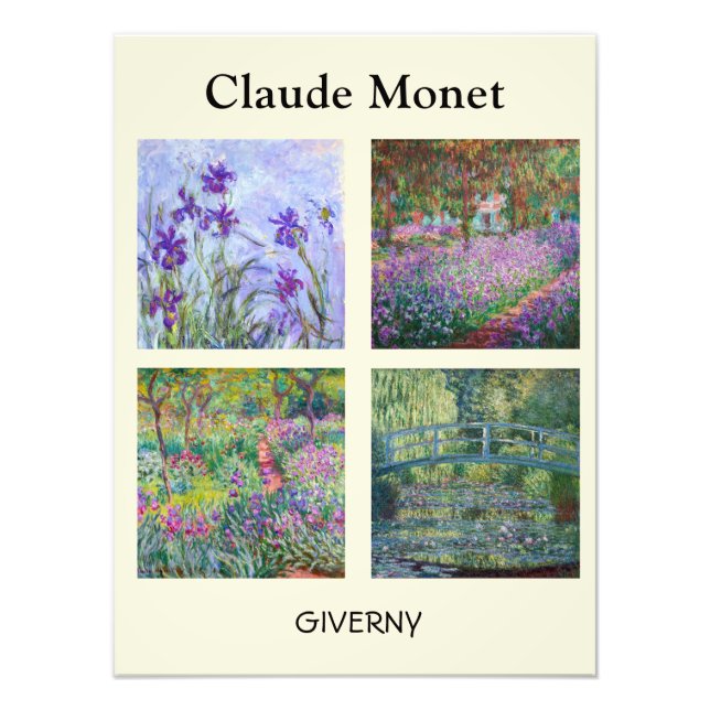 Claude Monet - Giverny Masterbit Selection Fototryck (Framsidan)