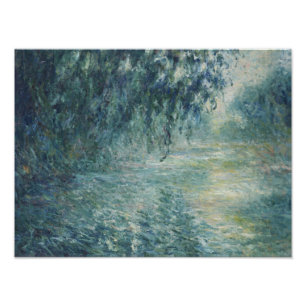 Claude Monet - God morgon på Seine Fototryck