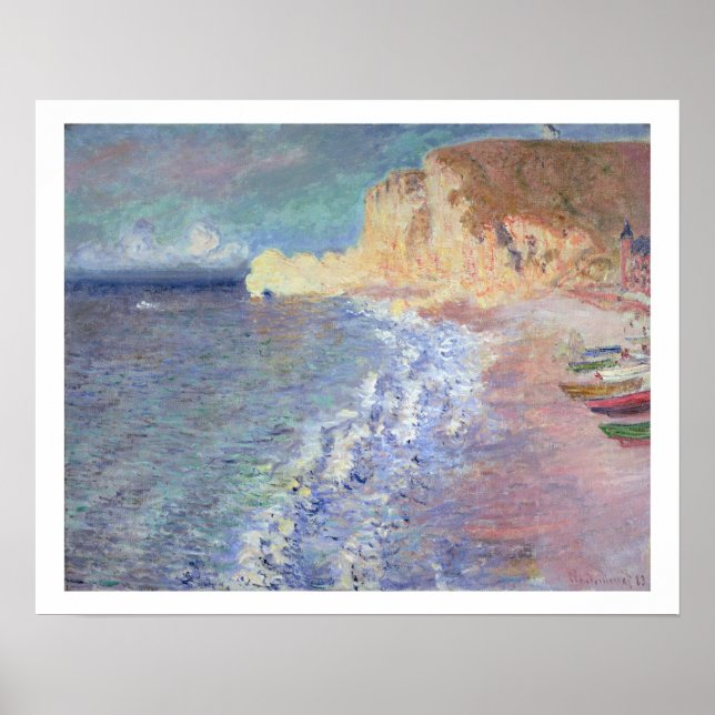 Claude Monet | God morgon vid Etretat Poster (Framsidan)