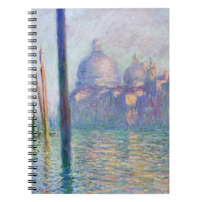 Claude Monet - Grand Canal, Venedig Anteckningsbok (Framsidan)