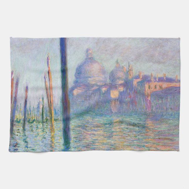 Claude Monet - Grand Canal, Venedig Kökshandduk (Horisontell)